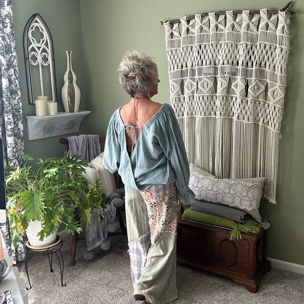 Soft Open Back Top